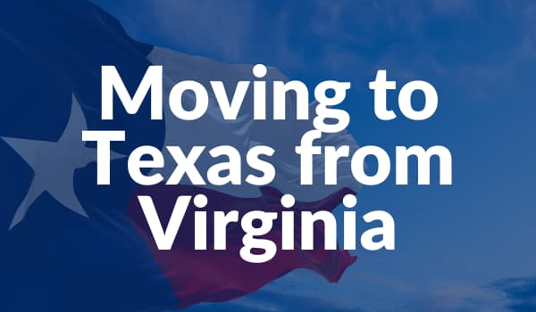 Moving to Texas from Virginia